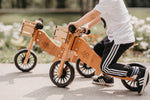 Kinderfeets balance bike Kinderfeets Tiny Tot PLUS Tricycle/Balance Bike - Bamboo