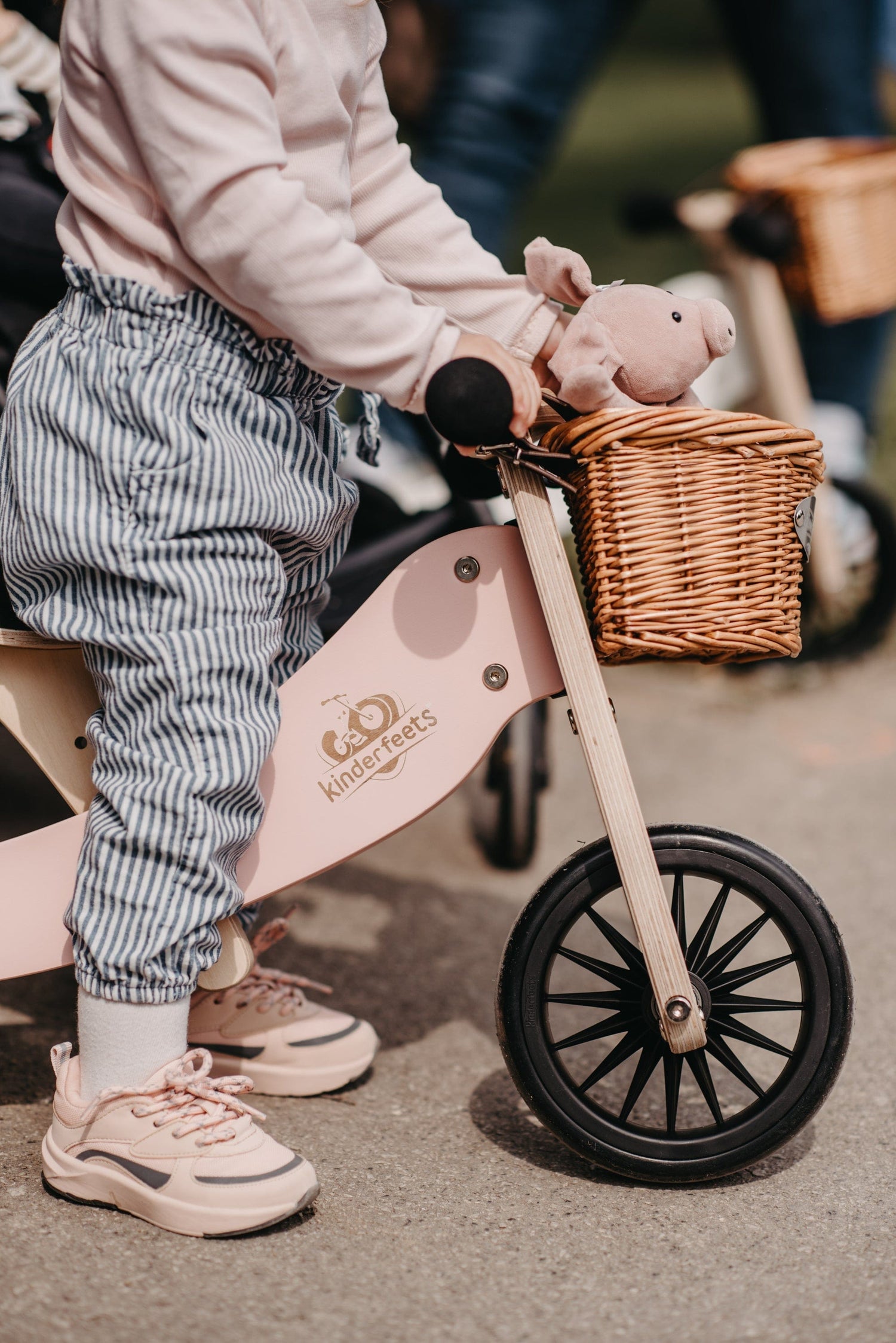Kinderfeets balance bike Kinderfeets Tiny Tot PLUS Tricycle/Balance Bike - Rose