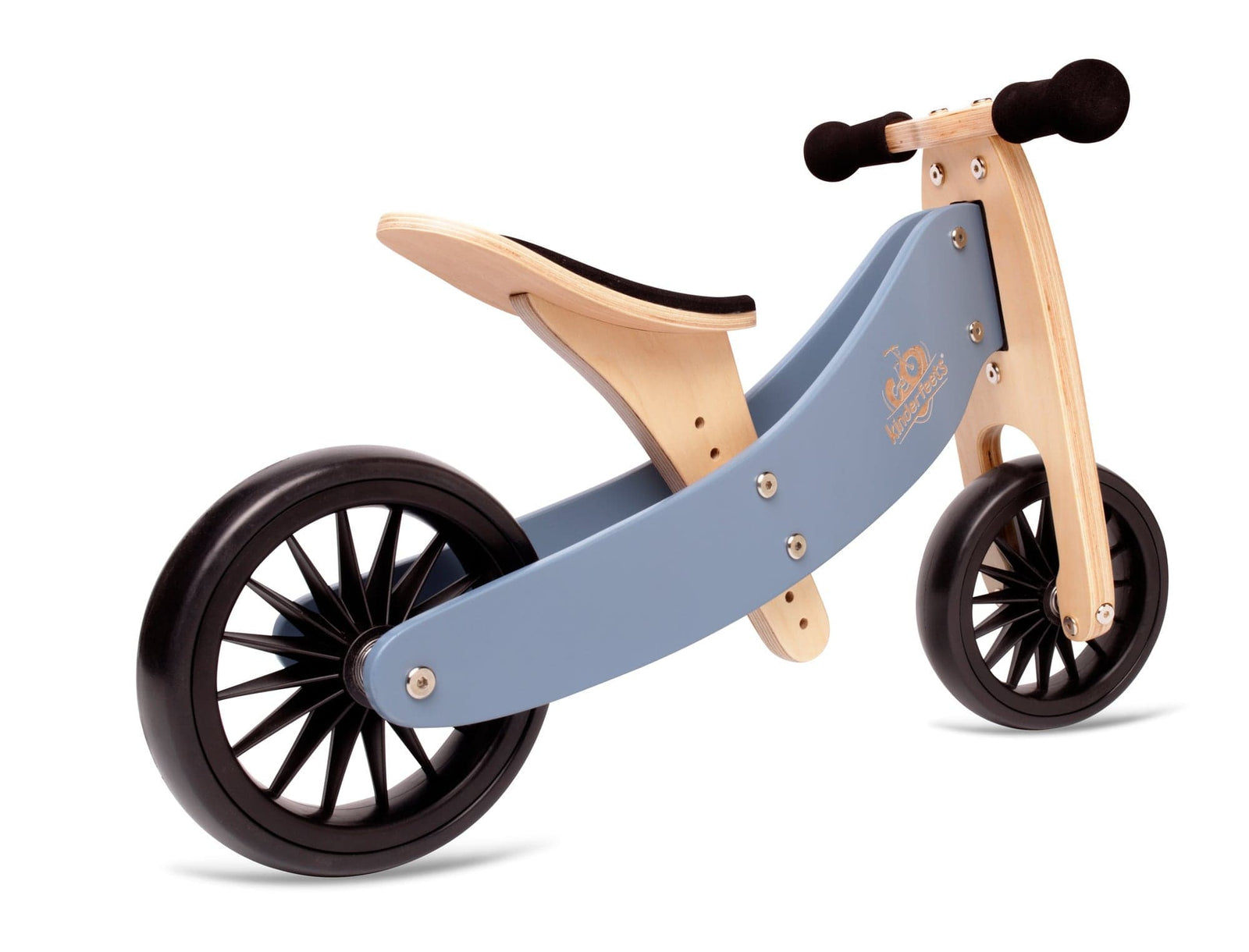 Kinderfeets balance bike Kinderfeets Tiny Tot PLUS Tricycle/Balance Bike - Slate