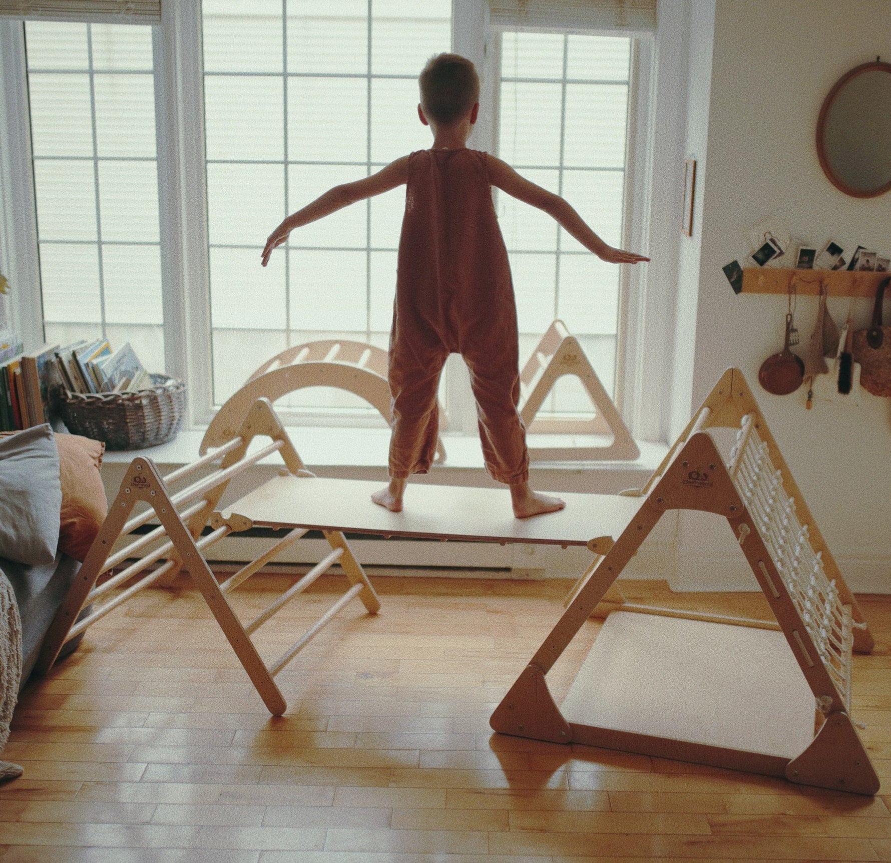 Kinderfeets indoor play equipment Kinderfeets Pikler Ramp & Slide