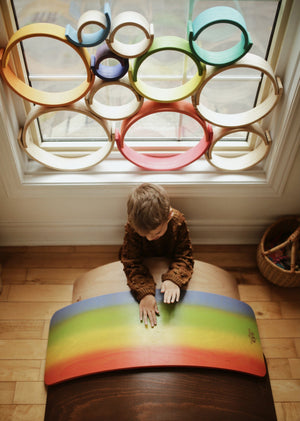 Kinderfeets play arches Kinderfeets Wooden Rainbow Arches