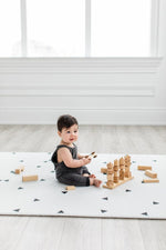 Little Bot Baby play mat Little Bot Baby Ofie Play Mat - Zen Line/Triangle