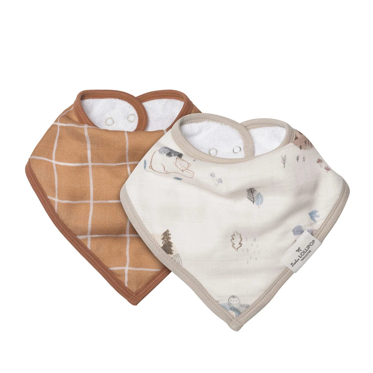 Loulou Lollipop bandana bib Loulou Lollipop Bandana Bib Set - Cozy Forest