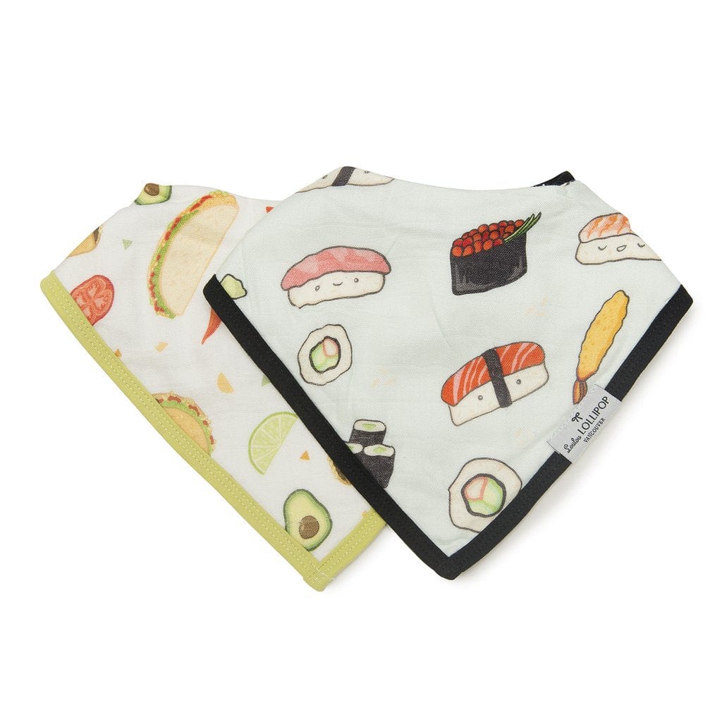 Loulou Lollipop bandana bib Loulou Lollipop Bandana Bib Set - Kawaii Food