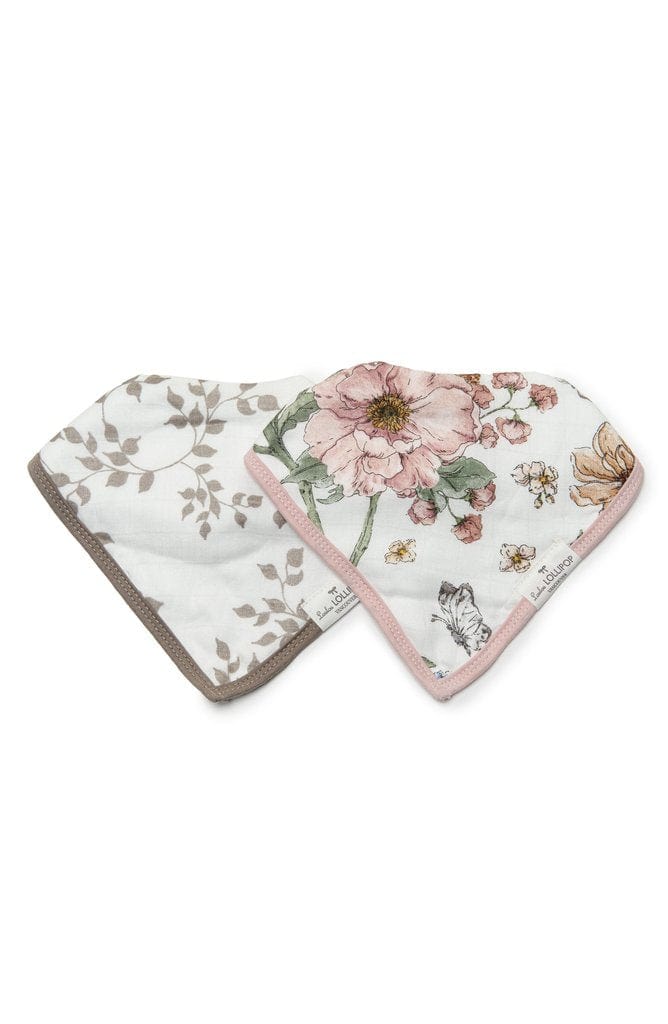 Loulou Lollipop bandana bib Loulou Lollipop Bandana Bib Set - Secret Garden