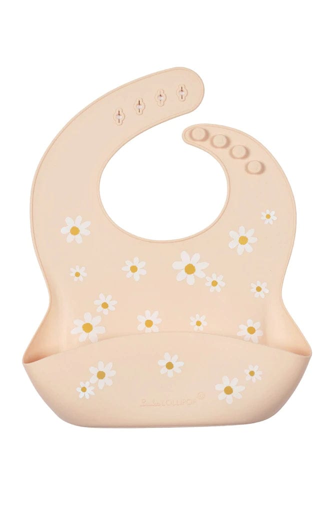 Loulou Lollipop bib Loulou Lollipop Silicone Printed Bib - Daisy Oat