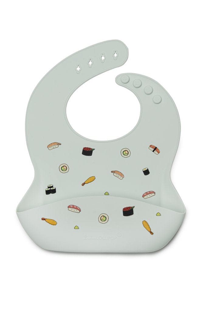 Loulou Lollipop bib Loulou Lollipop Silicone Printed Bib - Sushi