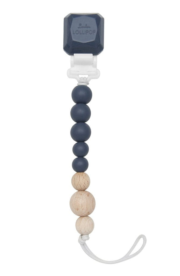 Loulou Lollipop Colour Pop Pacifier Clip Indigo Momease Baby Boutique