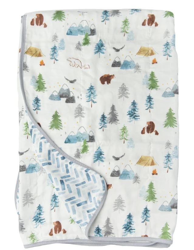 Loulou Lollipop quilt Loulou Lollipop Luxe Muslin Quilt Blanket - Adventure Begins