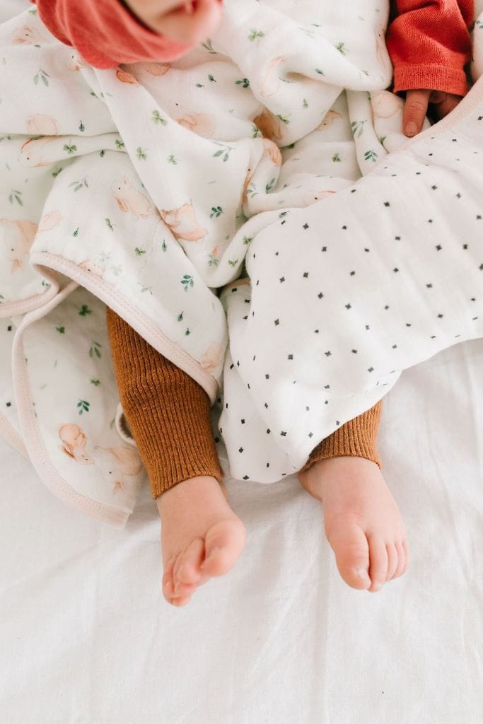 Loulou Lollipop quilt Loulou Lollipop Luxe Muslin Quilt Blanket - Bunny Meadow