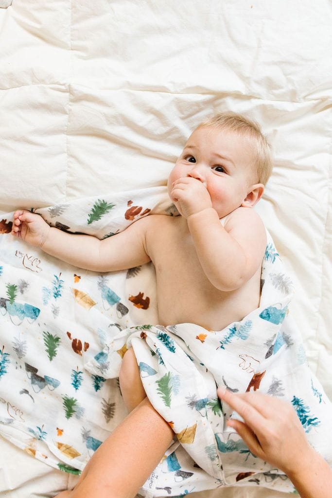 Loulou Lollipop swaddle Loulou Lollipop Luxe Muslin Swaddle - Adventure Begins