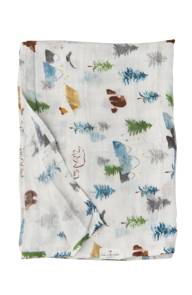 Loulou Lollipop swaddle Loulou Lollipop Luxe Muslin Swaddle - Adventure Begins