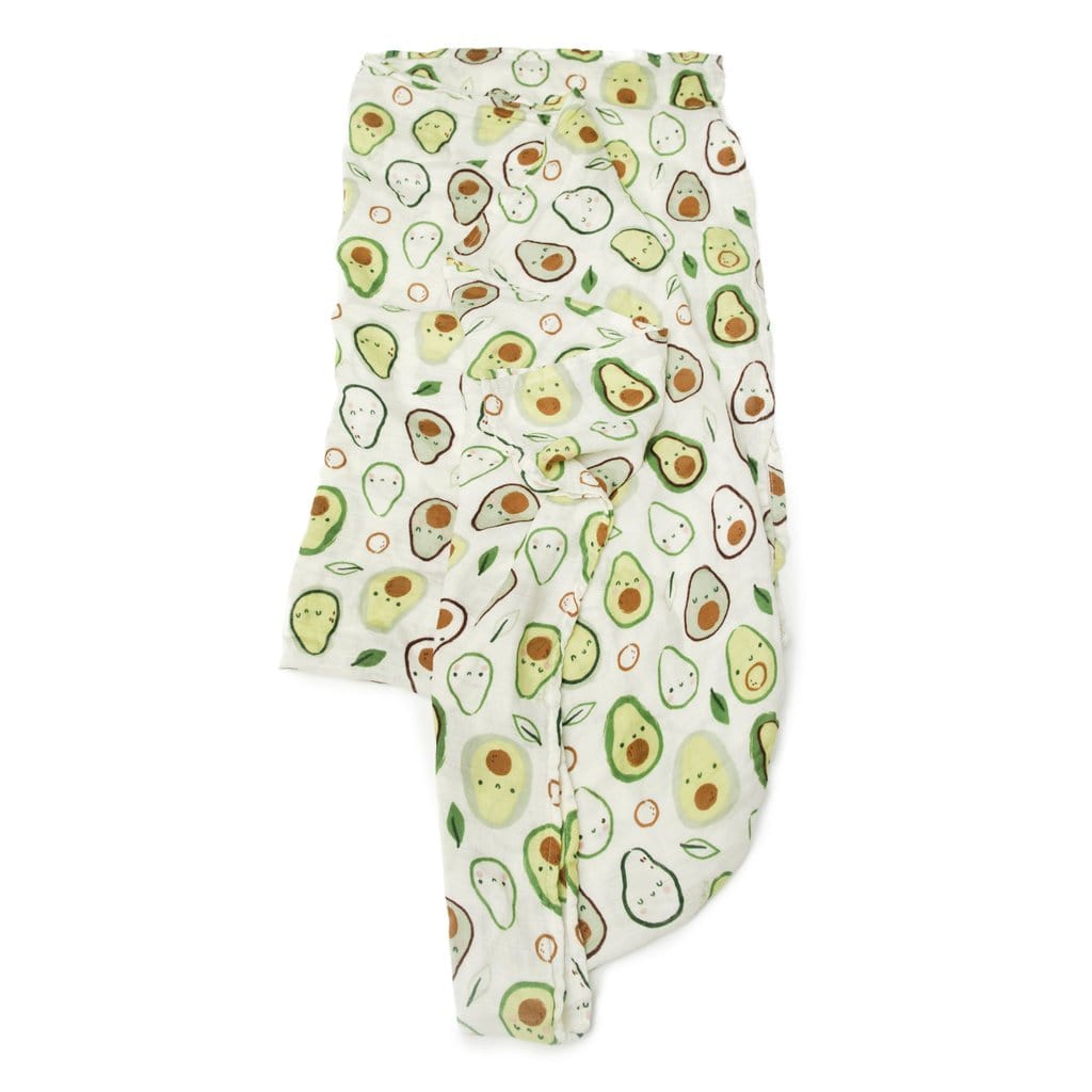 Loulou Lollipop swaddle Loulou Lollipop Luxe Muslin Swaddle - Avocado