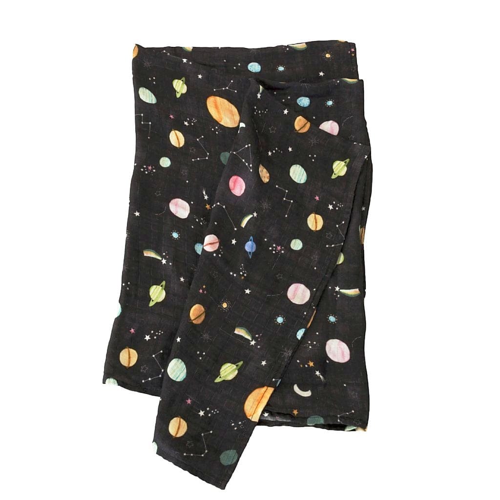 Loulou Lollipop swaddle Loulou Lollipop Luxe Muslin Swaddle - Planets