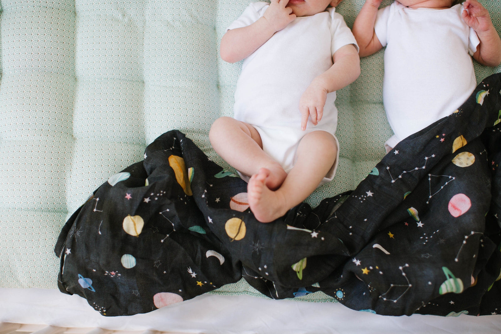 Loulou Lollipop swaddle Loulou Lollipop Luxe Muslin Swaddle - Planets