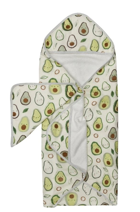 Loulou Lollipop towel set Loulou Lollipop Hooded Towel and Washcloth Set - Avocado