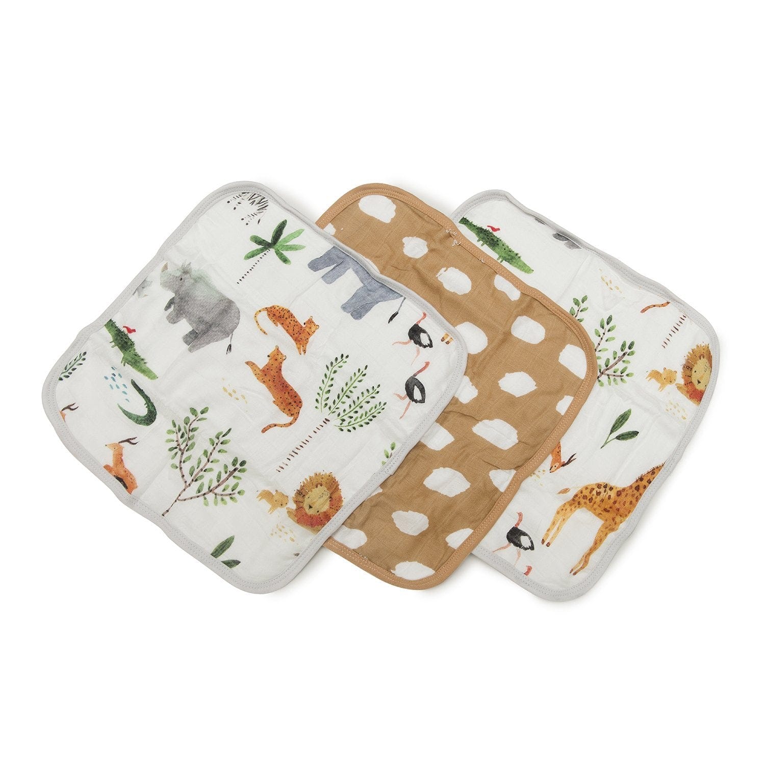 Loulou Lollipop washcloths Loulou Lollipop Washcloth Set - Safari Jungle