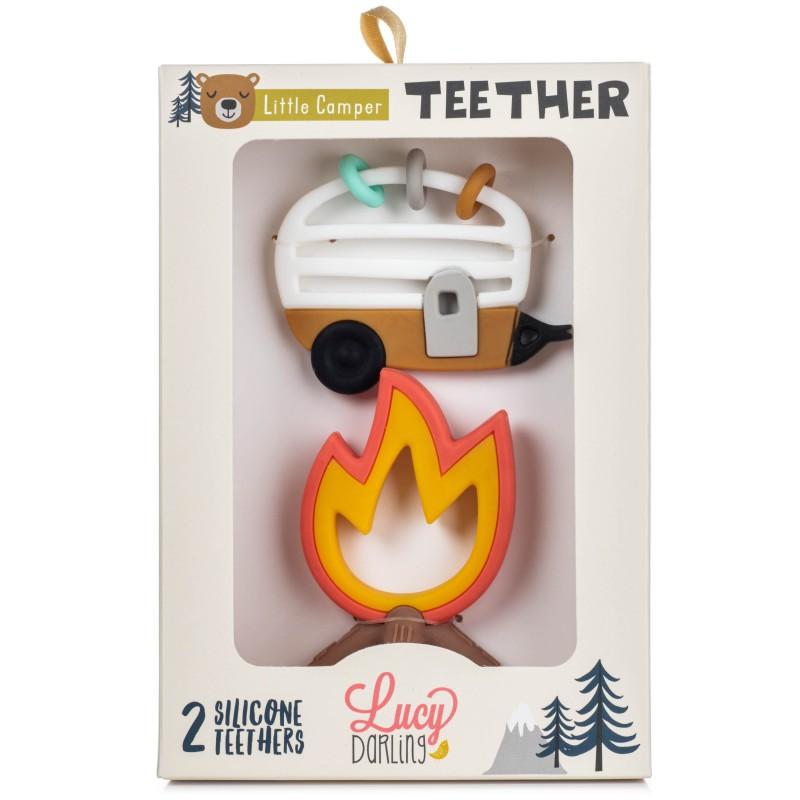 Lucy Darling teether set Lucy Darling Chewable Teether - Little Camper