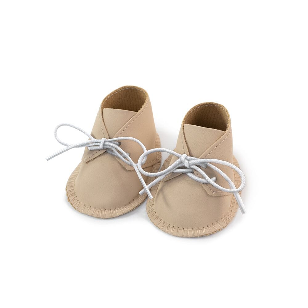Miniland doll clothes Miniland Doll Clothing - Taupe Shoes (15"/38 cm)