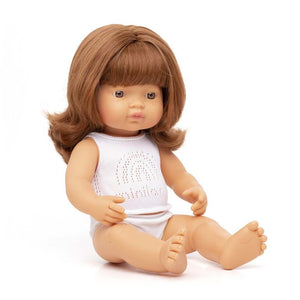 Miniland doll Miniland Doll Caucasian Redhead Girl (15"/38 cm)
