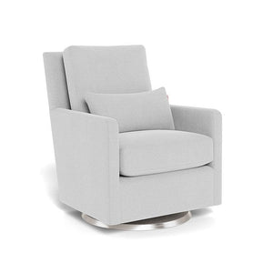 Monte Design nursing chair Ash / Stainless Steel Swivel (+$250) Monte Design Como Glider - Performance