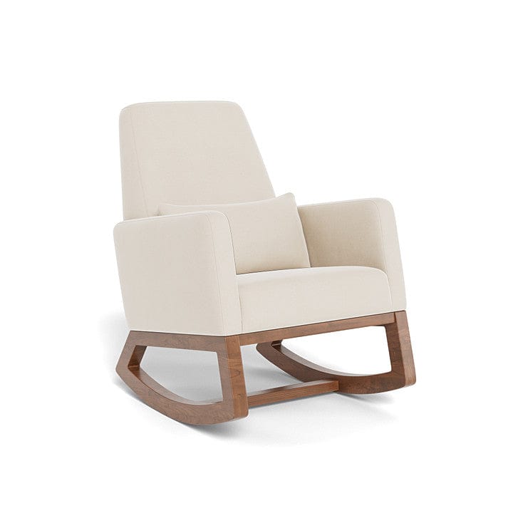 Monte Design nursing chair Beach Brushed Cotton-Linen / Walnut (+$200) Monte Design Joya Rocker - Premium