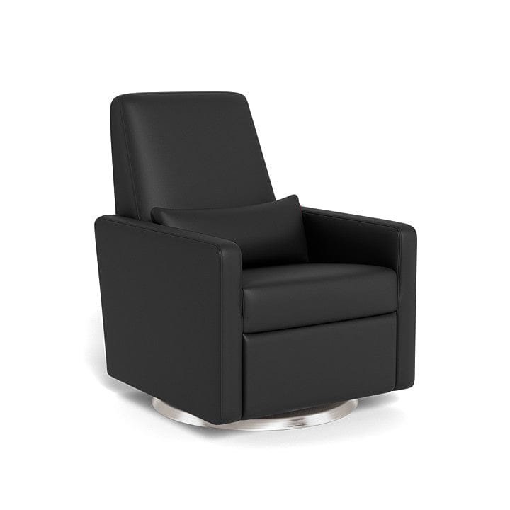 Monte Design nursing chair Black Enviroleather / Stainless Steel Swivel (+$250) Monte Design Grano Glider Recliner - Premium