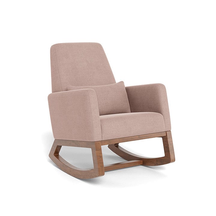 Monte Design nursing chair Blush Brushed Cotton-Linen / Walnut (+$200) Monte Design Joya Rocker - Premium
