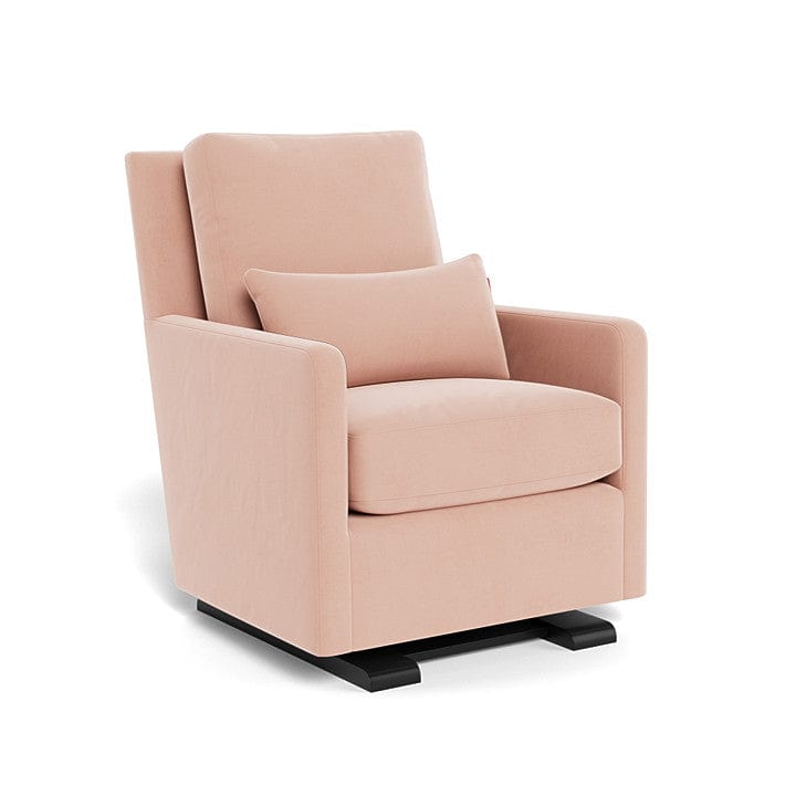 Monte Design nursing chair Blush Velvet / Espresso Monte Design Como Glider - Performance