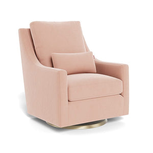 Monte Design nursing chair Blush Velvet / Gold Swivel (+$250) Monte Design Vera Glider - Performance