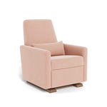 Monte Design nursing chair Blush Velvet / Walnut (+$250) Monte Design Grano Glider Recliner - Performance