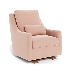 Monte Design nursing chair Blush Velvet / Walnut (+$250) Monte Design Vera Glider - Performance