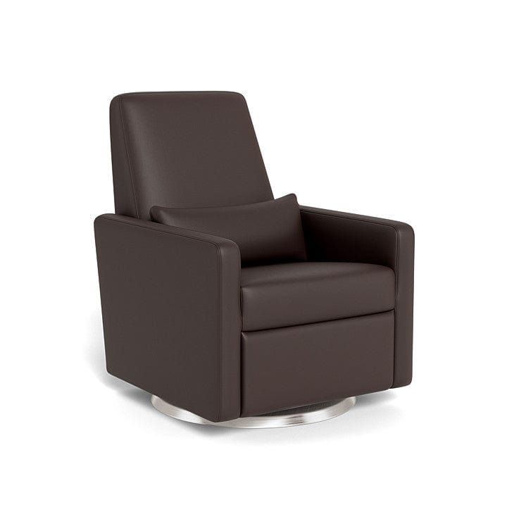 Monte Design nursing chair Brown Enviroleather / Stainless Steel Swivel (+$250) Monte Design Grano Glider Recliner - Premium