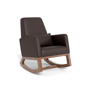Monte Design nursing chair Brown Enviroleather / Walnut (+$200) Monte Design Joya Rocker - Premium
