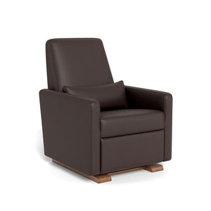 Monte Design nursing chair Brown Enviroleather / Walnut (+$250) Monte Design Grano Glider Recliner - Premium