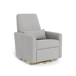 Monte Design nursing chair Cloud Grey Weave / Gold Swivel (+$250) Monte Design Grano Glider Recliner - Performance