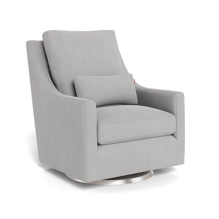 Monte Design nursing chair Cloud Grey Weave / Stainless Steel Swivel (+$250) Monte Design Vera Glider - Performance