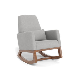 Monte Design nursing chair Cloud Grey Weave / Walnut (+$200) Monte Design Joya Rocker - Performance