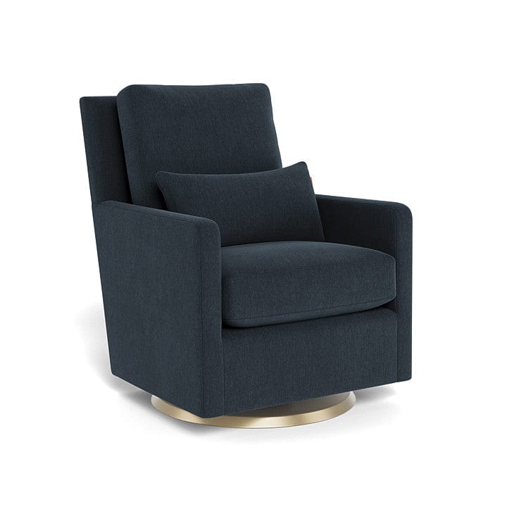Monte Design nursing chair Deep Navy / Gold Swivel (+$250) Monte Design Como Glider - Performance