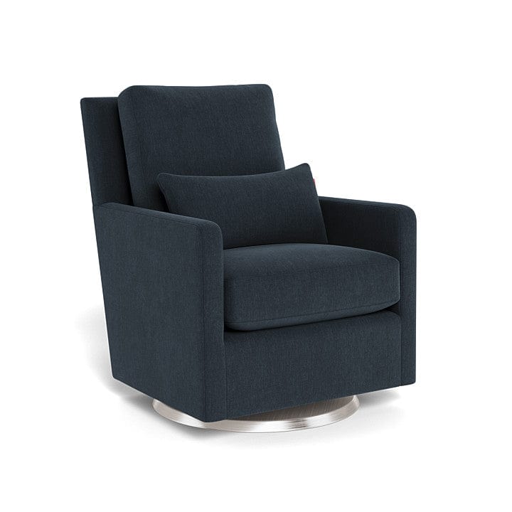 Monte Design nursing chair Deep Navy / Stainless Steel Swivel (+$250) Monte Design Como Glider - Performance