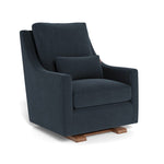 Monte Design nursing chair Deep Navy / Walnut (+$250) Monte Design Vera Glider - Performance