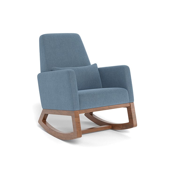 Monte Design nursing chair Denim Blue / Walnut (+$200) Monte Design Joya Rocker - Performance