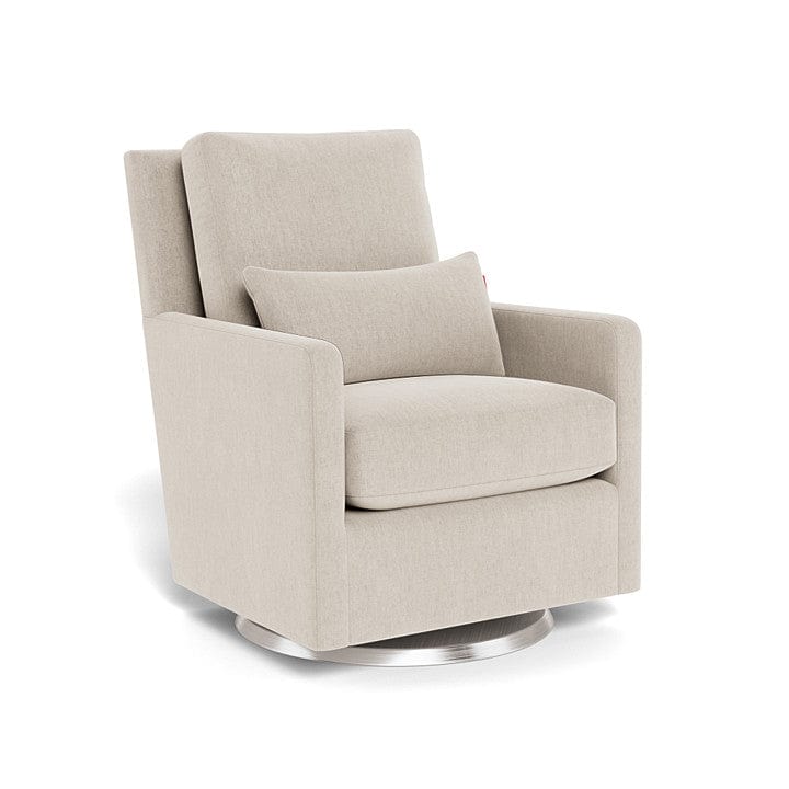Monte Design nursing chair Dune / Stainless Steel Swivel (+$250) Monte Design Como Glider - Performance