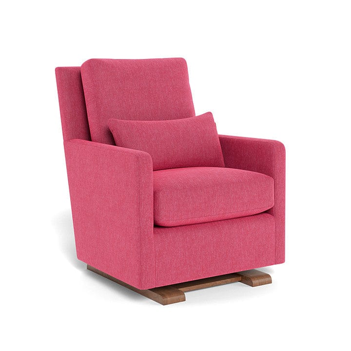 Monte Design nursing chair Hot Pink / Walnut (+$250) Monte Design Como Glider - Performance