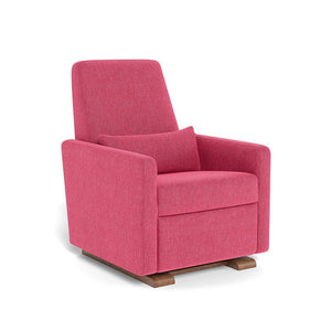 Monte Design nursing chair Hot Pink / Walnut (+$250) Monte Design Grano Glider Recliner - Performance