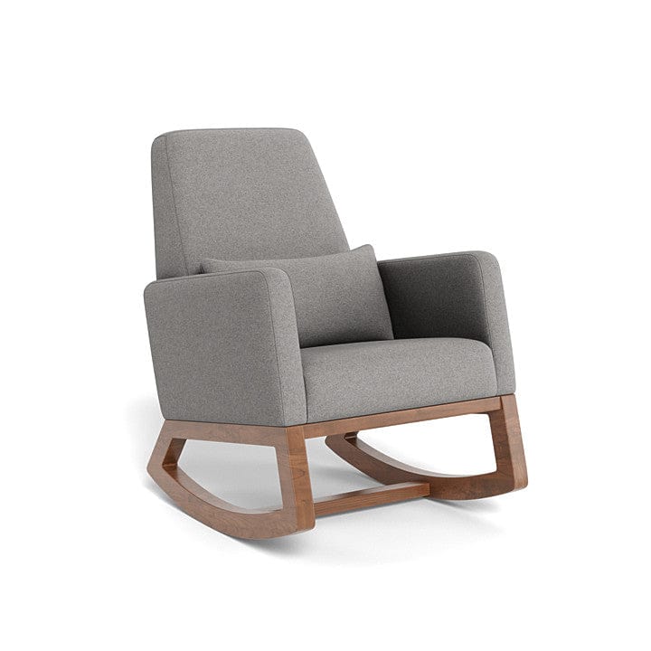 Monte Design nursing chair Light Grey Italian Wool / Walnut (+$200) Monte Design Joya Rocker - Premium