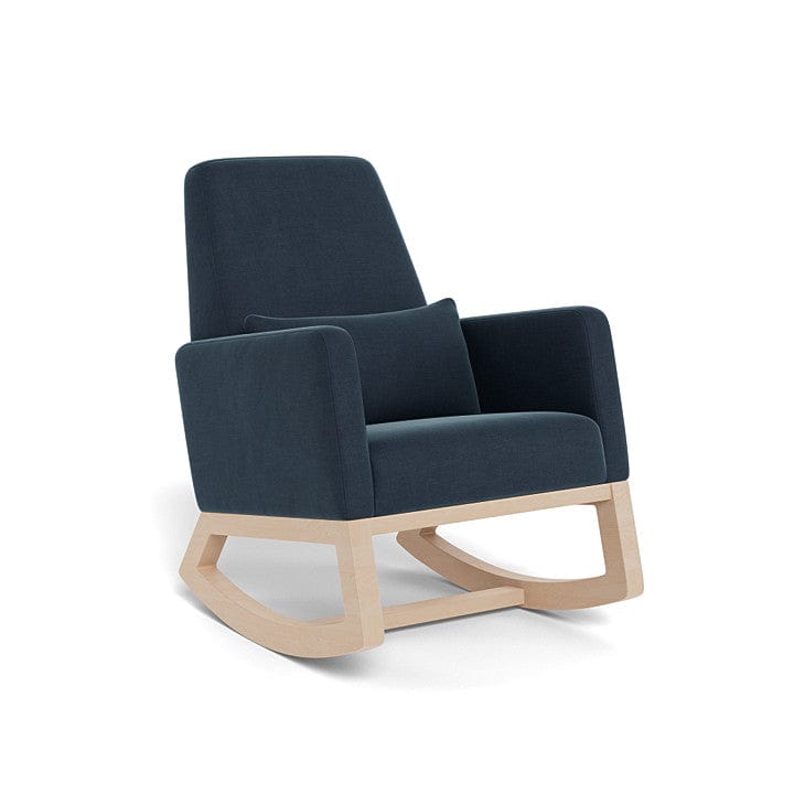 Monte Design nursing chair Midnight Blue Brushed Cotton-Linen / Maple Monte Design Joya Rocker - Premium