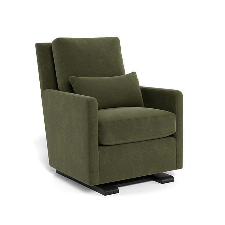 Monte Design nursing chair Moss Green Velvet / Espresso Monte Design Como Glider - Performance