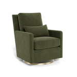 Monte Design nursing chair Moss Green Velvet / Gold Swivel (+$250) Monte Design Como Glider - Performance