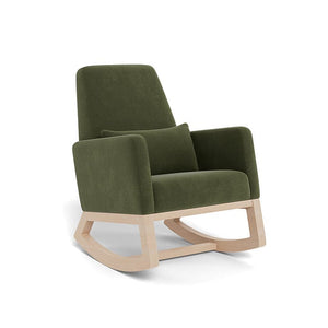 Monte Design nursing chair Moss Green Velvet / Maple Monte Design Joya Rocker - Performance